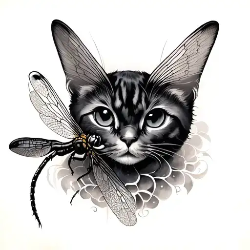 Dragonfly On Her Pussy