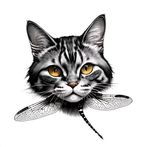 Dragonfly On Her Pussy