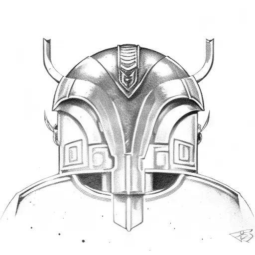 Spartan Soldier Helmet Symbolizing Strength