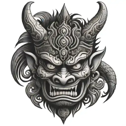 Cambodian Demon Mask