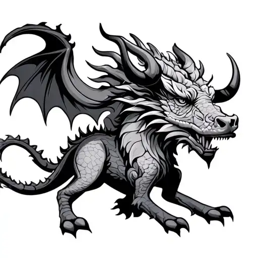 Dragon Bull Taurus Zodiac Sign