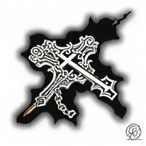 Cross Surrounder By Rosary