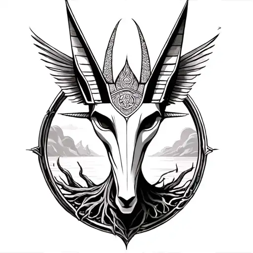 Anubis Tree Of Life Tribute Father