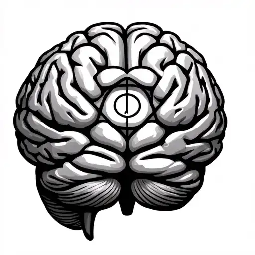 Brain And Atom Molecule Symbol Incorporated