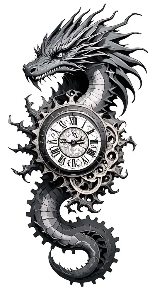 Dragon Clock Gears Forming