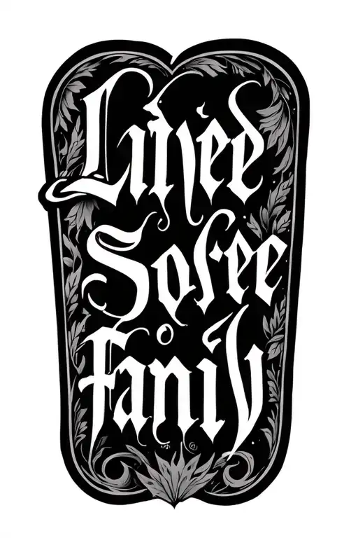 Family Old English Font