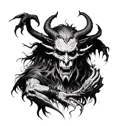 Natural Demon God Full Arm Sleeve