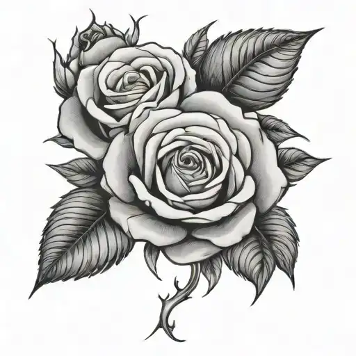 Roses Dark Eye Inside