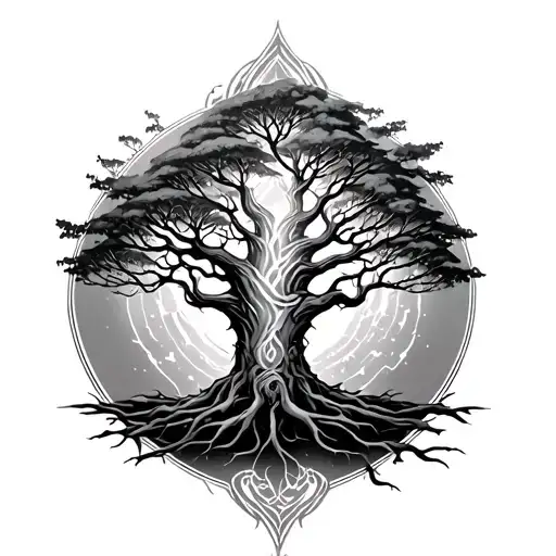 Outoboros And Life Tree