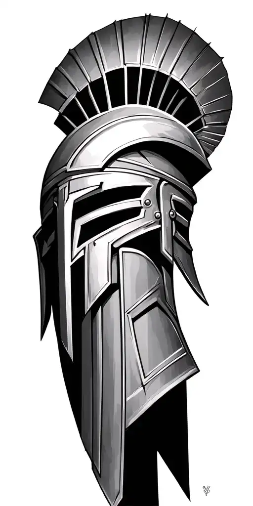 Spartan With Collesium Background