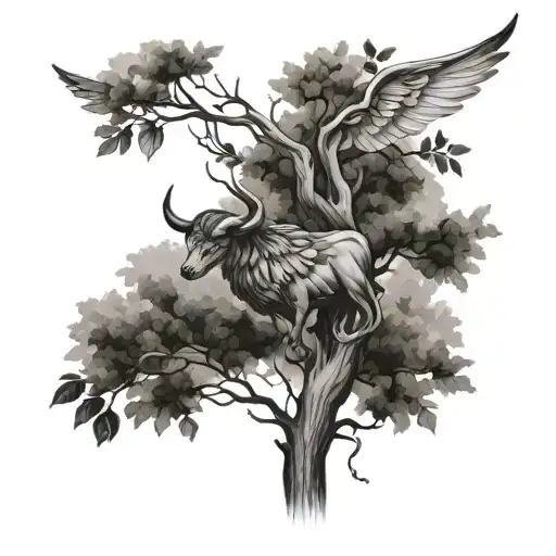 Life Tree Branch Wing Taurus Sign