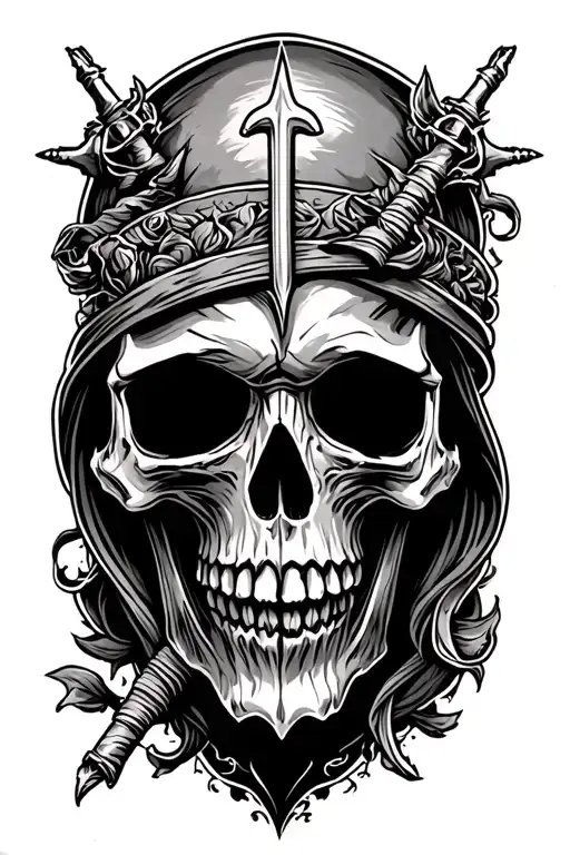 Saint Of Death Skull