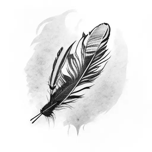 Crow Feather Full Arm