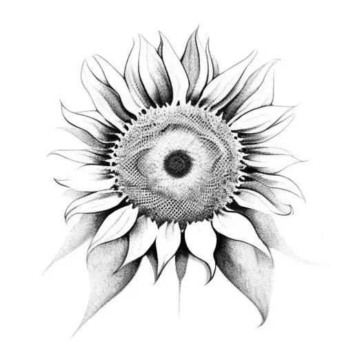Sunflower With Movement