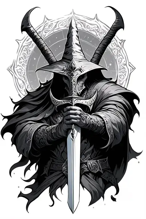 Witch King With A Sword Piercing