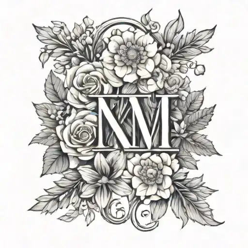 Roman Numerals 2009 With Flowers