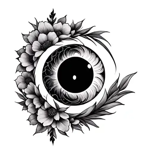 Circle Tatto For Both Shoulders