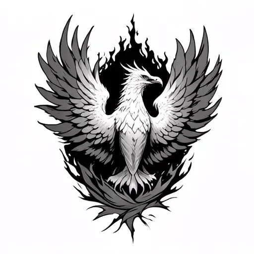 Phoenix Rising From The Ashes