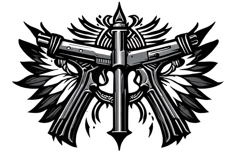 Lithuanian Spirit Symbol Firearm Wrapped