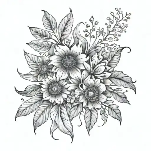 Land Of The Menominee Woodland Floral Patterns