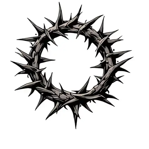 Simple Crown Of Thorns
