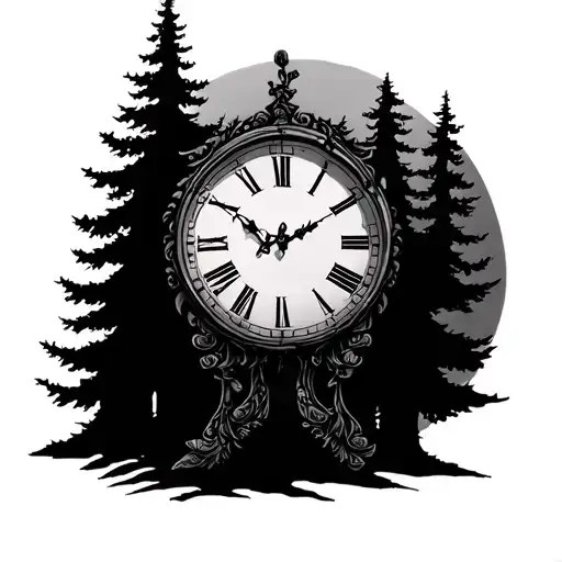 Clock And Trees