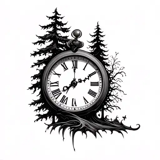 Clock And Trees