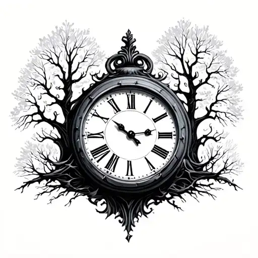 Clock And Trees