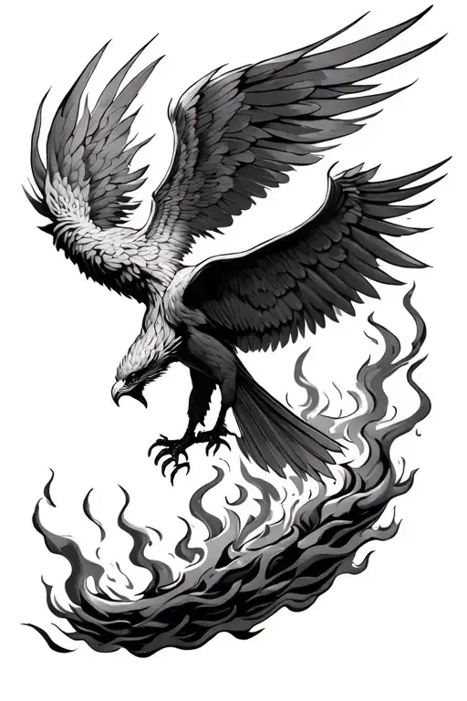 Phoenix Rising From The Ashes
