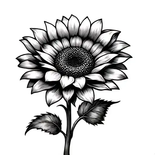 Sunflower Tattoo Aesthetic Small Uniqu E