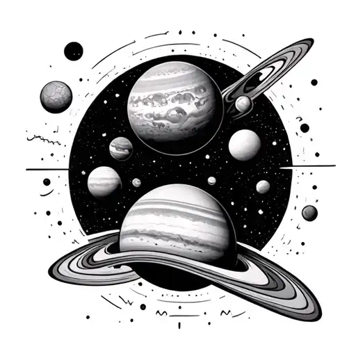 Space Planets Sleeve
