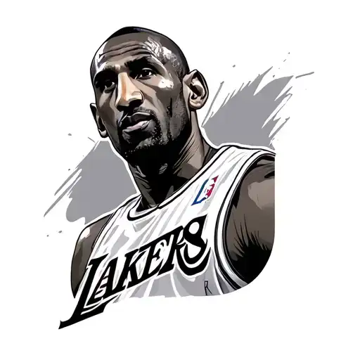 Kobe Bryant Comic Book Style
