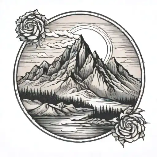 Mountains In A Circle