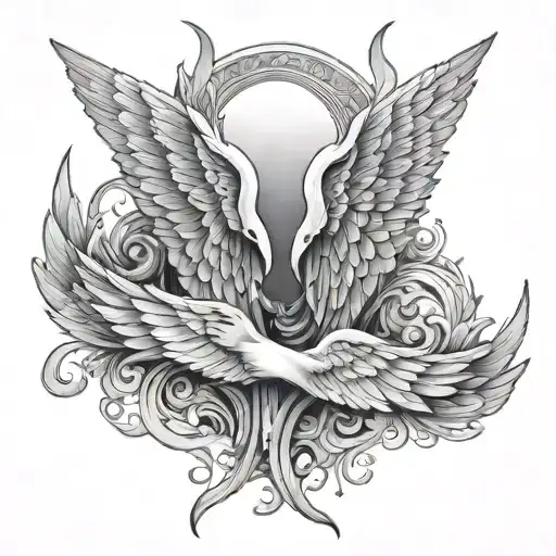 Angel And Devil Wings