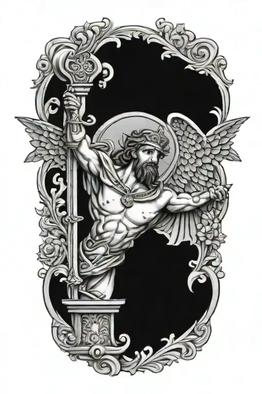 Christian Theme Forearm Sleeve