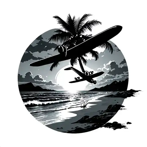 Plane Beach