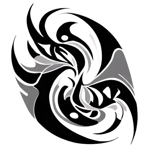 Abstract Pattern In The Style Of Neo Tribe