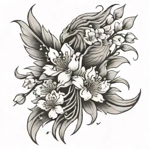 Phoenix Burn Cherry Blossom Petals