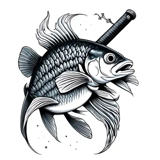 Fish And Katana