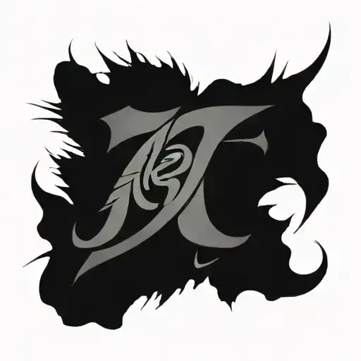 Number 12 Tattoo In Tribal Style