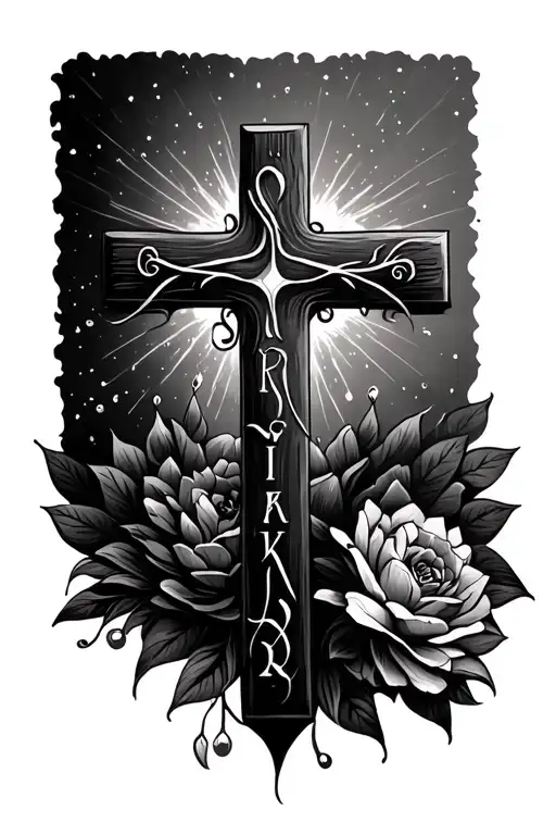 Bible Verse And Cross