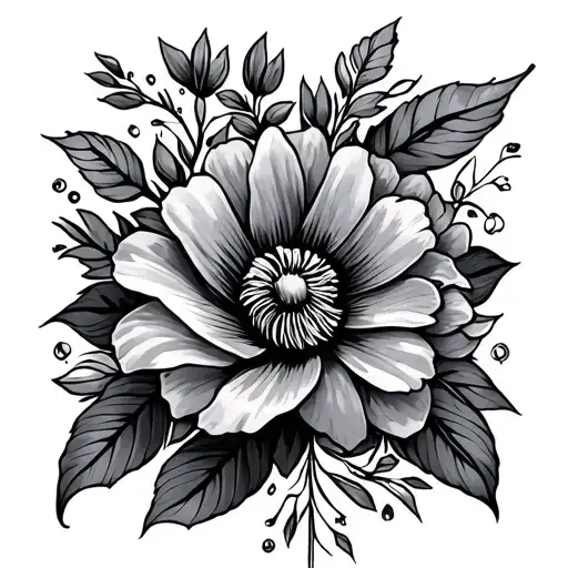 Floral Design Incorporating Elements