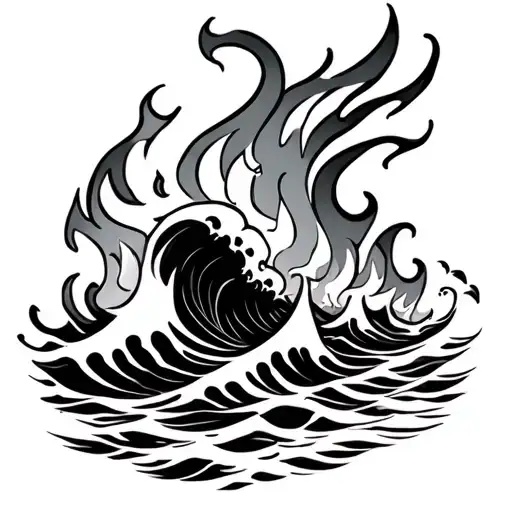 Fire And Waves