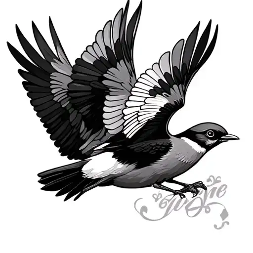 2 Birds Flying Together Representing Mom And Grandma