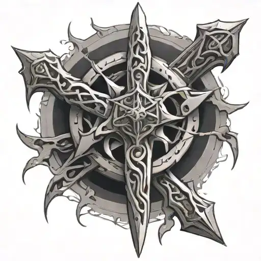 Helix Of Thorns Sword Made