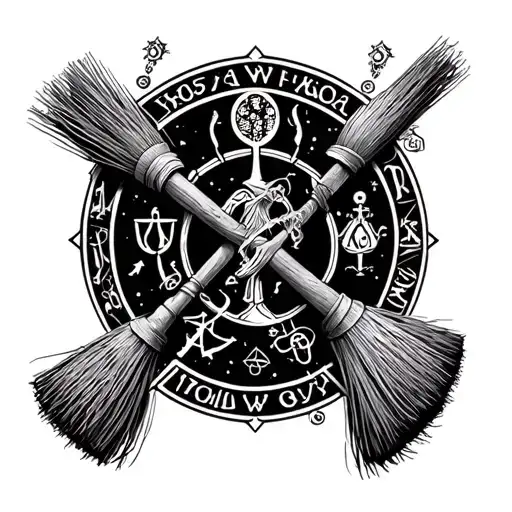 Hogwarts And Brooms And Zodiac Sign Libra