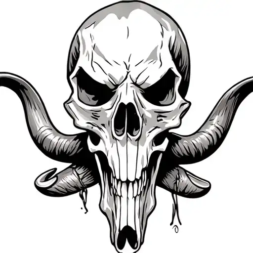 Stone Cold Steve Austin Texas Longhorn Skull Surrounded