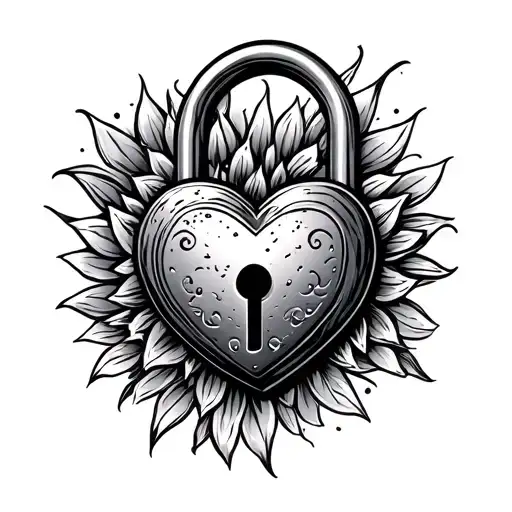 New Zealand And Heart Shaped Lock