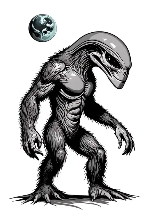 Aliens Bigfoot