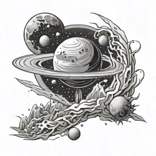 A Planet Smashing Into Another Planet